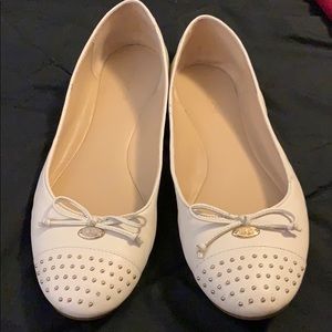 Coach ballet flats- Ivory